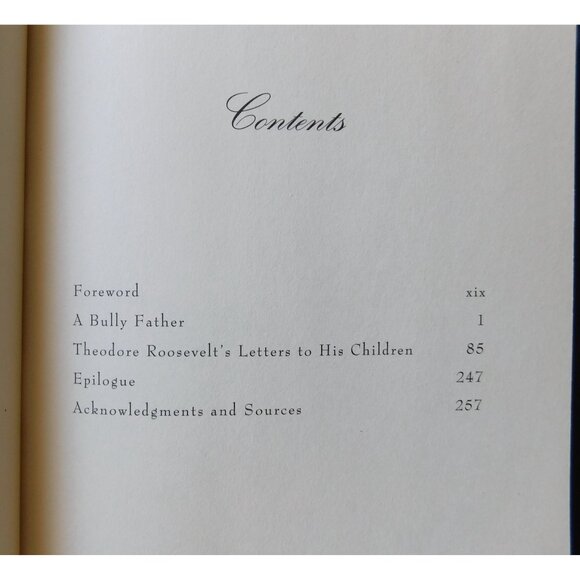 A Bully Father Theodore Roosevelts Letters To His Children By Joan Kerr HBDJ - Picture 9 of 10